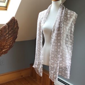 Light As Air Organic Shapes Silk Scarf